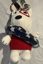 NWT Target Patriotic Bullseyes Beach Summer Keychain/purse Bag Charm HTF