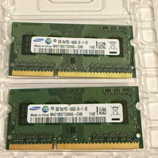 Samsung 2 x 2GB 4GB Laptop RAM Memory 1Rx8 PC3-10600S M471B5773DH0-CH9