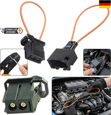 Most Fiber Optic Loop Bypass Stecker und Buchse Adapter für Benz Audi Mercedes B