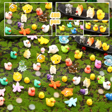 400 Pcs Mini Resin Animals Figures Bulk for Pranks Hide Tiny Figurines Miniature