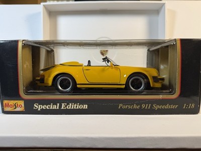ミニカー Maisto PORSCHE 911 SPEEDSTER(1989) 1/18 🔥Maisto 1:18 1989 Porsche 911 Speedster Cabriolet Convertible