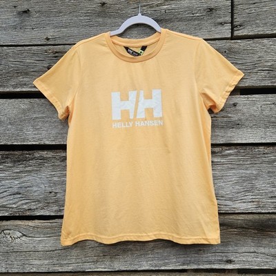 Helly Hensen Women's Logo T-Shirt Size Medium Peach NEW