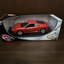 Hot Wheels 1/18 Scale Ferrari 360 Modena Diecast Model Car with Base