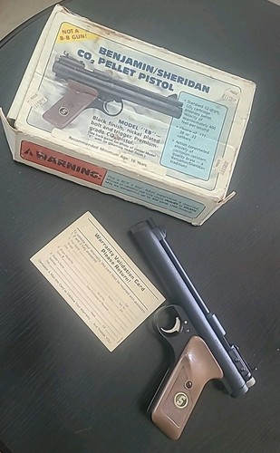 Vintage Benjamin Sheridan Co2 Pellet Pistol Model EB17