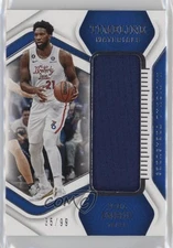 2022-23 Panini National Treasures Timeline Materials /99 Joel Embiid #TM-JEP