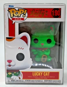 Funko Pop! Lucky Cat Green #190 Asia With Pop Protector