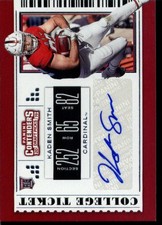 2019 CONTENDERS COLLEGE TICKET #155 KADEN SMITH AUTO STANFORD CARDINAL FOOTBALL
