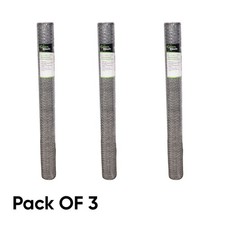 3 Pack of 10m Galvanised Metal Chicken Garden Wire Net Fencing 3.58 per metre