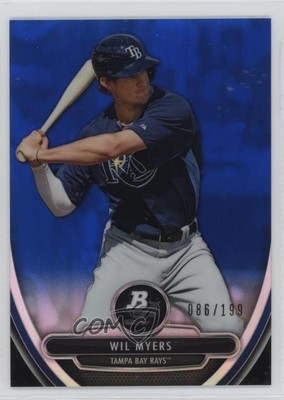 2013 Bowman Platinum Prospects Chrome Blue Refractor /199 Wil Myers Rookie RC