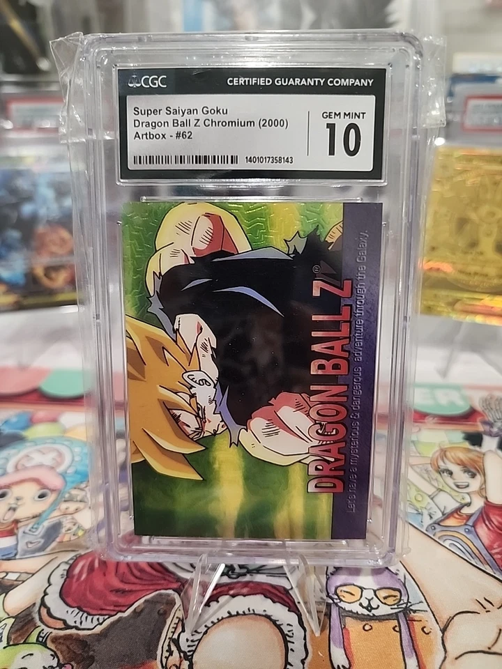 dragon ball z Goku chromium 2000 Artbox #62 CGC 10 POP 2 - Image 2 of 3