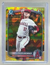 Tyler Bremner 2025 Bowman Chrome Draft Sapphire BDC-37 Gold Refractor 1st RC /50