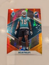 2021 Panini Phoenix NFL Fire Burst Parallel 148 Jaelan Phillips RC Dolphins