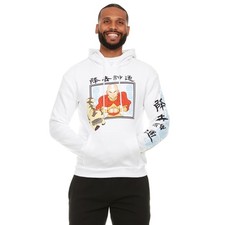Nickelodeon Mens Avatar The Last Airbender Graphic Kanji Pullover Hoodie