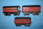 American Flyer Pre-war O Gauge #1205 Mail Car, #1306 Coach & #1207 Observation