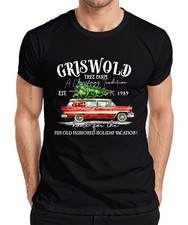 Griswold Tree Farm Christmas Tradition Vintage Car Holiday Men's T-Shirt