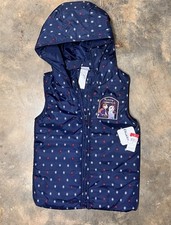 Frozen Puffer Vest W/ Hood Girls Size 10/12 N...