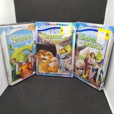 Set Of Shrek 1, Shrek 2 Shrek The Third Brand New Factory Sealed DreamWorks