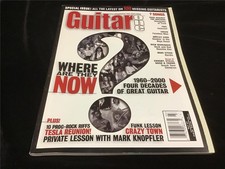 Guitar One Magazine March 2001 Where are they now 1960-2000 of Great Guitar