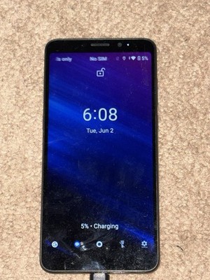 Alcatel Axel 5004R 4G LTE 32GB Locked for AT&T Gray Smartphone