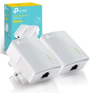 TP-Link TL-PA4010 KIT AV600 Powerline Adapter Mbps|2 Fast Ports, White 