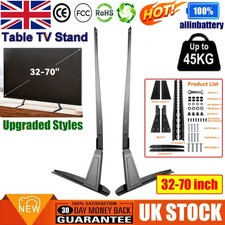 Universal TV Bracket Stand Table Top Mount Leg for 32-70inch LED LCD Flat Screen