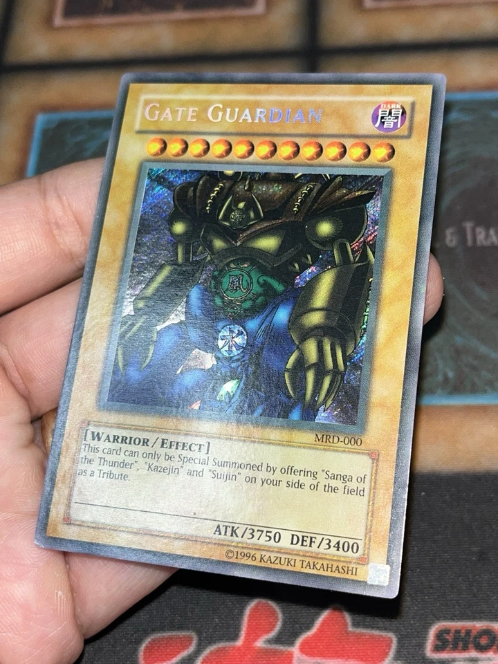 Yu-Gi-Oh! TCG Gate Guardian MRD-000 Unlimited Original Vintage 1.5 Print Run - Image 3 of 4