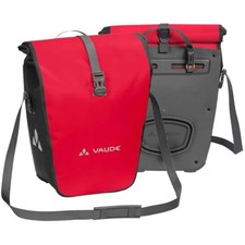 VAUDE Aqua Back Bike Pannier in Red, 2 x 24 Rear Bike Rack Bag - Waterproof