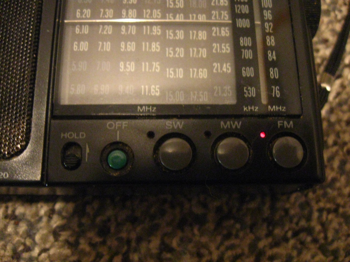SONY ICF-SW20 FM/MW/SW Band Portable Radio Tested Works for sale