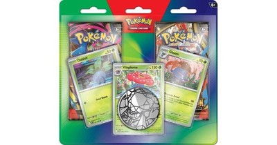 Pokémon Oddish Gloom Vileplume Basic Stage 1 2 Card Lot w/ Booster Packs Coin