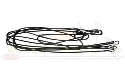 Gas Bowstrings High Octane Blackout Strings - Black - Mathews Z7 Extreme