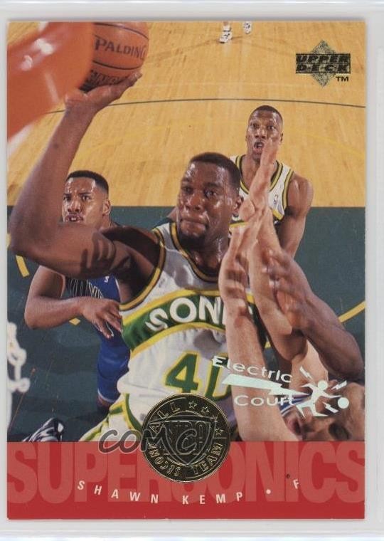1995-96 Upper Deck All-NBA Electric Court Shawn Kemp #172 1qr9