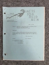1947 Pure Oil Company Technical Service Bulletin LR-18 Diesel Engine Memo