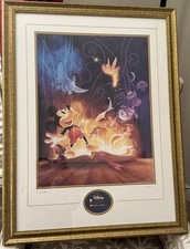 Disney 75 Years of Love & Laughter Ltd Ed Signed Framed Print - Mickey