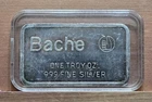 VTG 1 oz Silver BACHE Ingot Bar THE WINNING ATTITUDE!