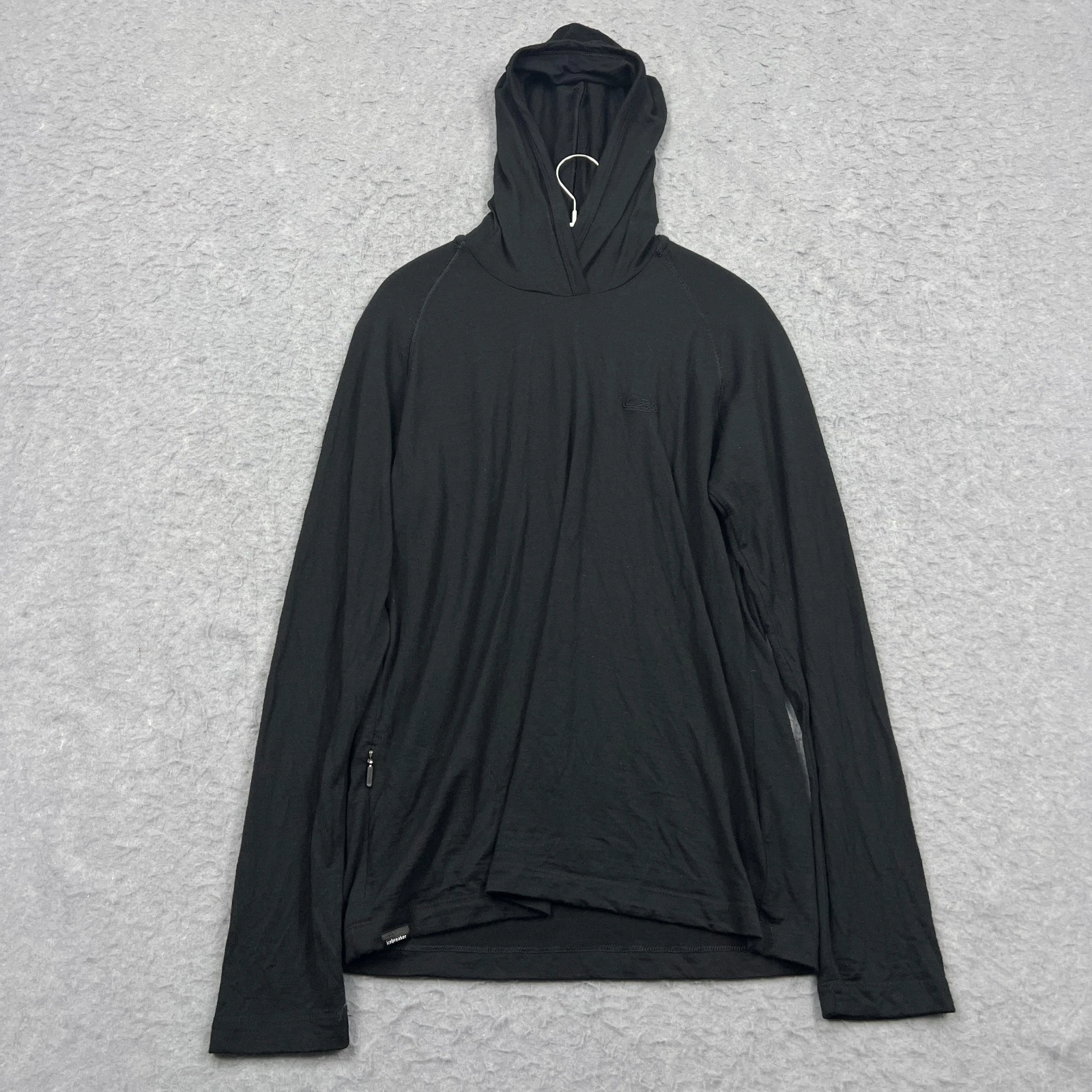 Icebreaker Merino 200 Hoodie Mens Small Black Base Layer Wool Superfine Pullover
Opens in a new wind
