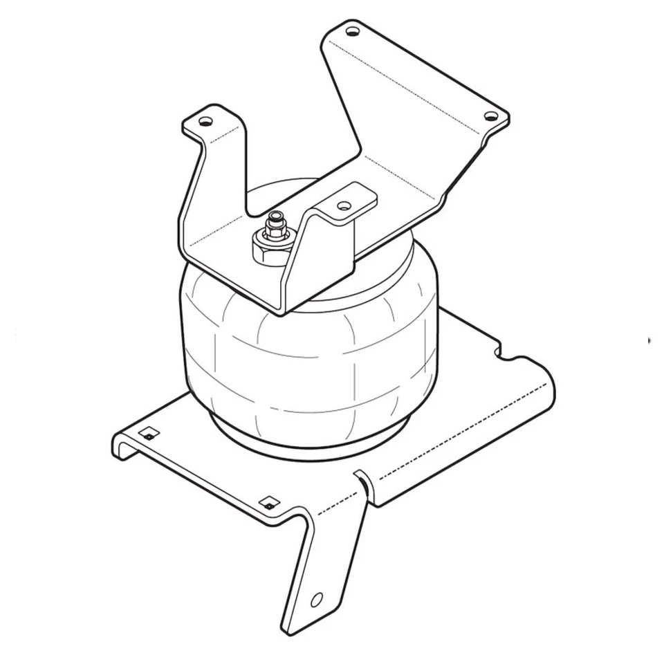 Muelles auxiliares de aire traseros Firestone Ride-Rite para 03-09 Express 1500 Savana 1500 Foto 2 de 4
