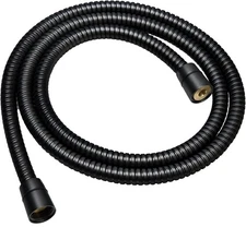New! 59" Black Handheld Shower Head Hose with Brass Inserts FREE SHIPPING!