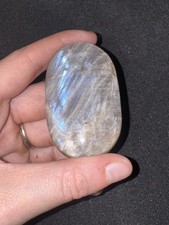 Polished Moonstone Palm Stone Bundle of 2