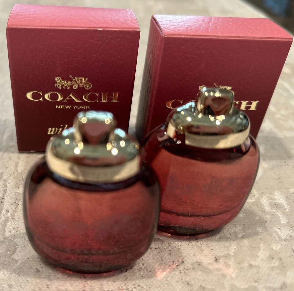 COACH Wild Rose Eau de Parfum 4,5 ml / 0,15 oz Splash Travel (2) *NUEVO EN CAJA* Foto 3 de 3