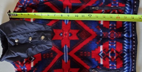 Polo Ralph Lauren Kids Beacon 2 Aztec Indian 1/4 Zip Fleece Sweater Size 7 - EUC - Picture 8 of 8
