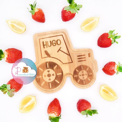 Platos de bebé personalizados | Regalos con nombre para niños pequeños | Lindos platos de bambú orgánico para niños - Imagen 26 de 45