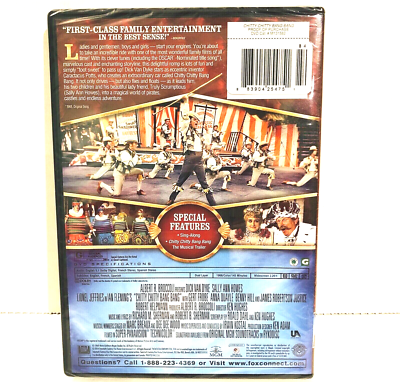 Chitty Chitty Bang Bang DVD 1968 Dick Van Dyke Sally Ann Howes