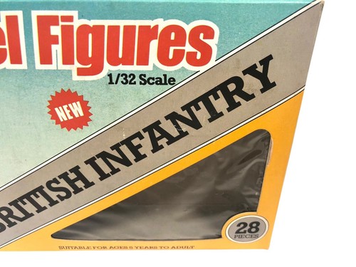Rare AIRFIX 1/32 toy soldiers BRITISH INFANTRY Model Figures 28 Pieces Vtg 1980 - Picture 5 of 16