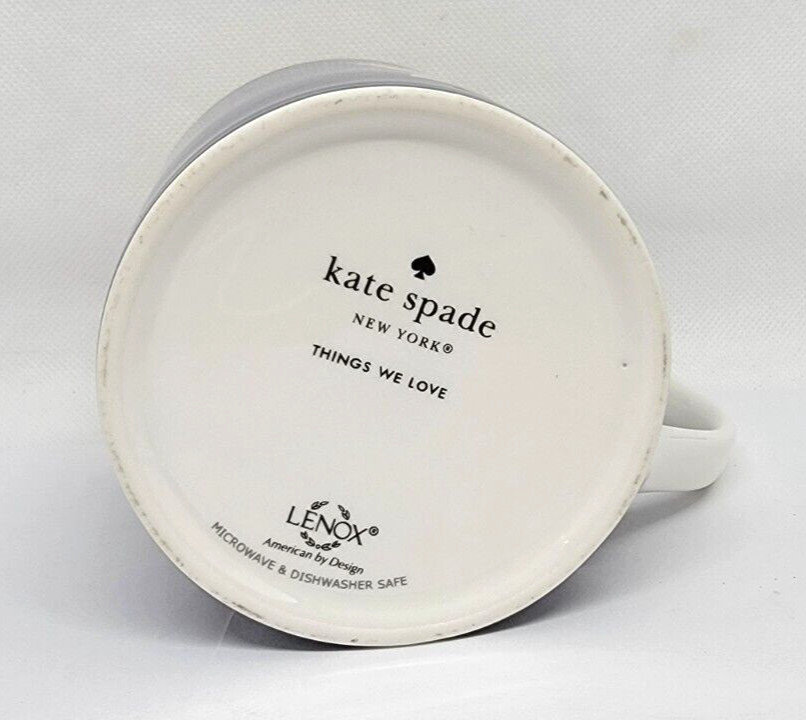 Lenox KATE SPADE Coffee Cup Mug THINGS WE LOVE Classic Coat  Rain Jacket thumbnail 6
