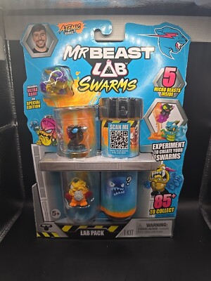 Mr Beast Lab Pack 1 Kit Atomic Series Lab Swarms 5 Micro Beasts Inside by Moose