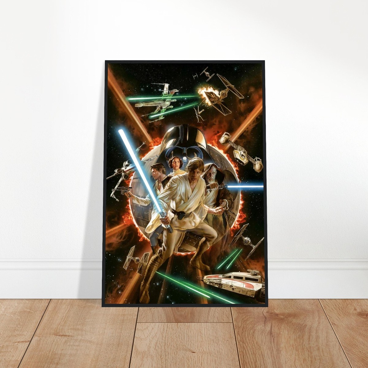 Star Wars Framed Poster, Alex Ross 2025 Art Tribute, Luke Star Wars Framed Poster, Alex Ross 2025 Art Tribute, Luke