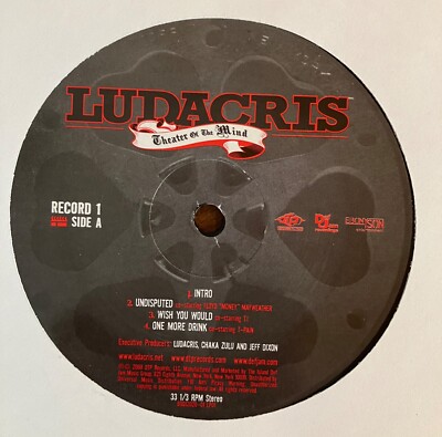 LUDACRIS Theater of the mind レコード LP LUDACRIS / Theater of the mind (2008) US Edition, Used
