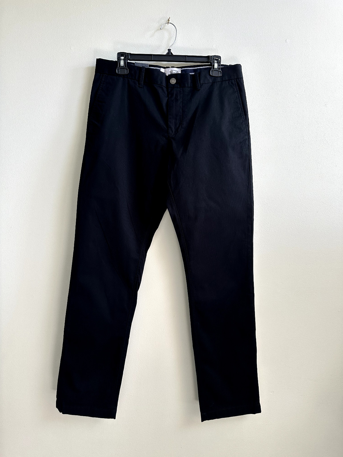 's P55 Stretch Bedford Slim Fit Chino Black Size 32