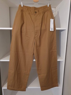 uniqlo u wide fit pleated pants