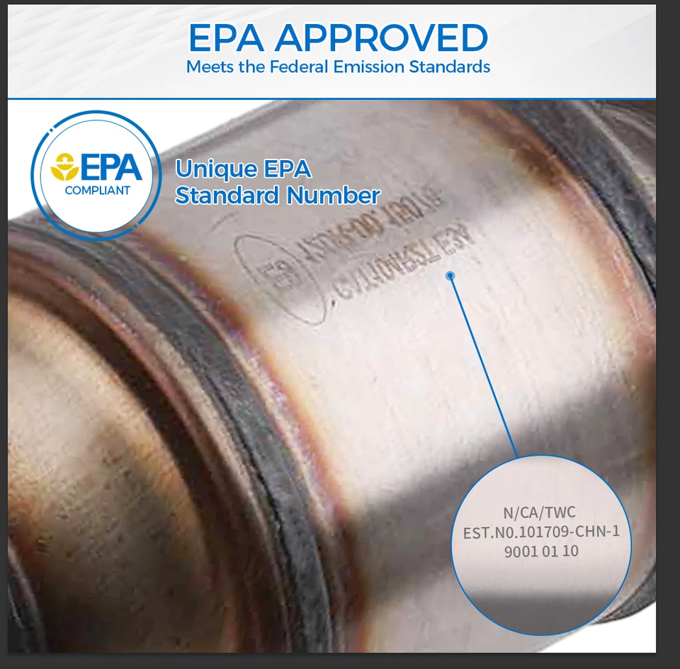 Catalytic Converter For 2009 2010 2011 2012-2014 FORD E-150/E-250/E-350 5.4L Foto 4 de 4